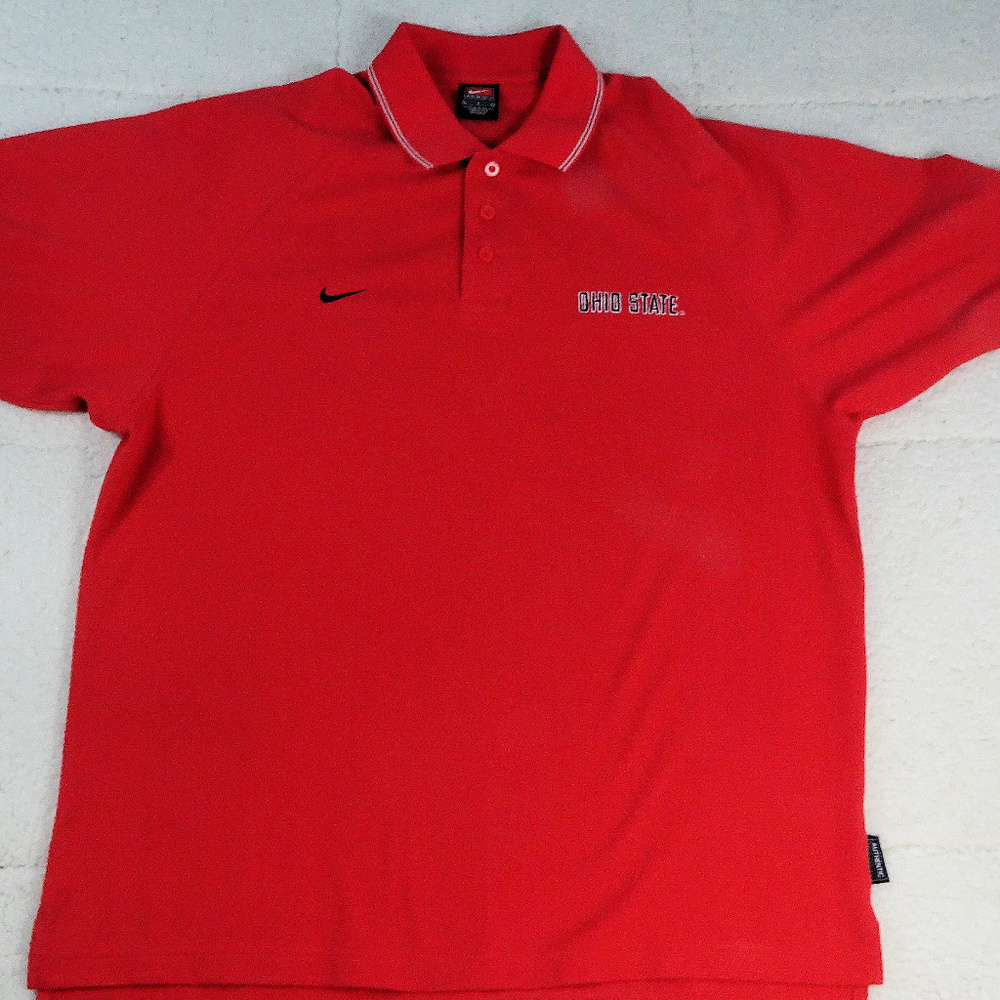 NCAA Ohio State Nike Thermal Polo Shirt Large